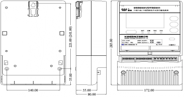 威胜DTSD341-9D电表安装