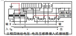 威胜DSSY331-MB3(三相三线)DTSY341-MB3(三相四线)预付费电能表接线图