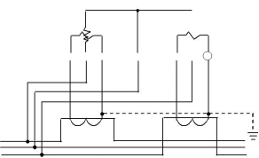 三相三线经电流互感器 接入式电能表接线图