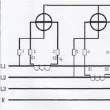 三相四线电表怎么接电流互感器