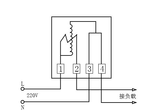 单相电子电表怎么接线