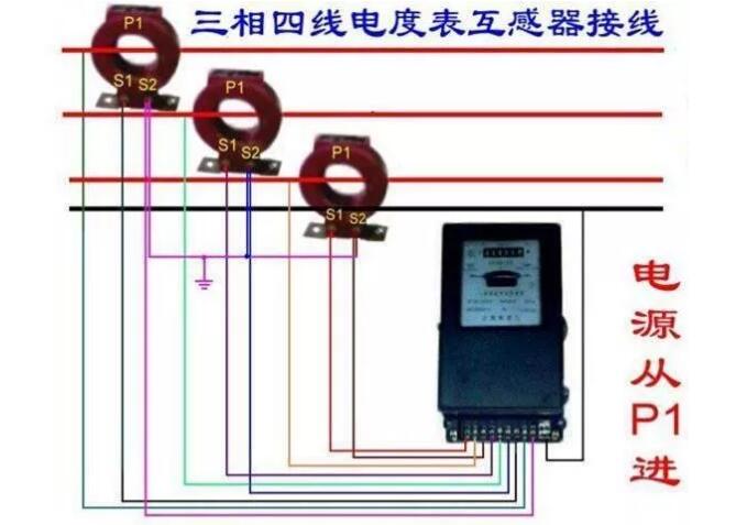 三相四线电表怎么接